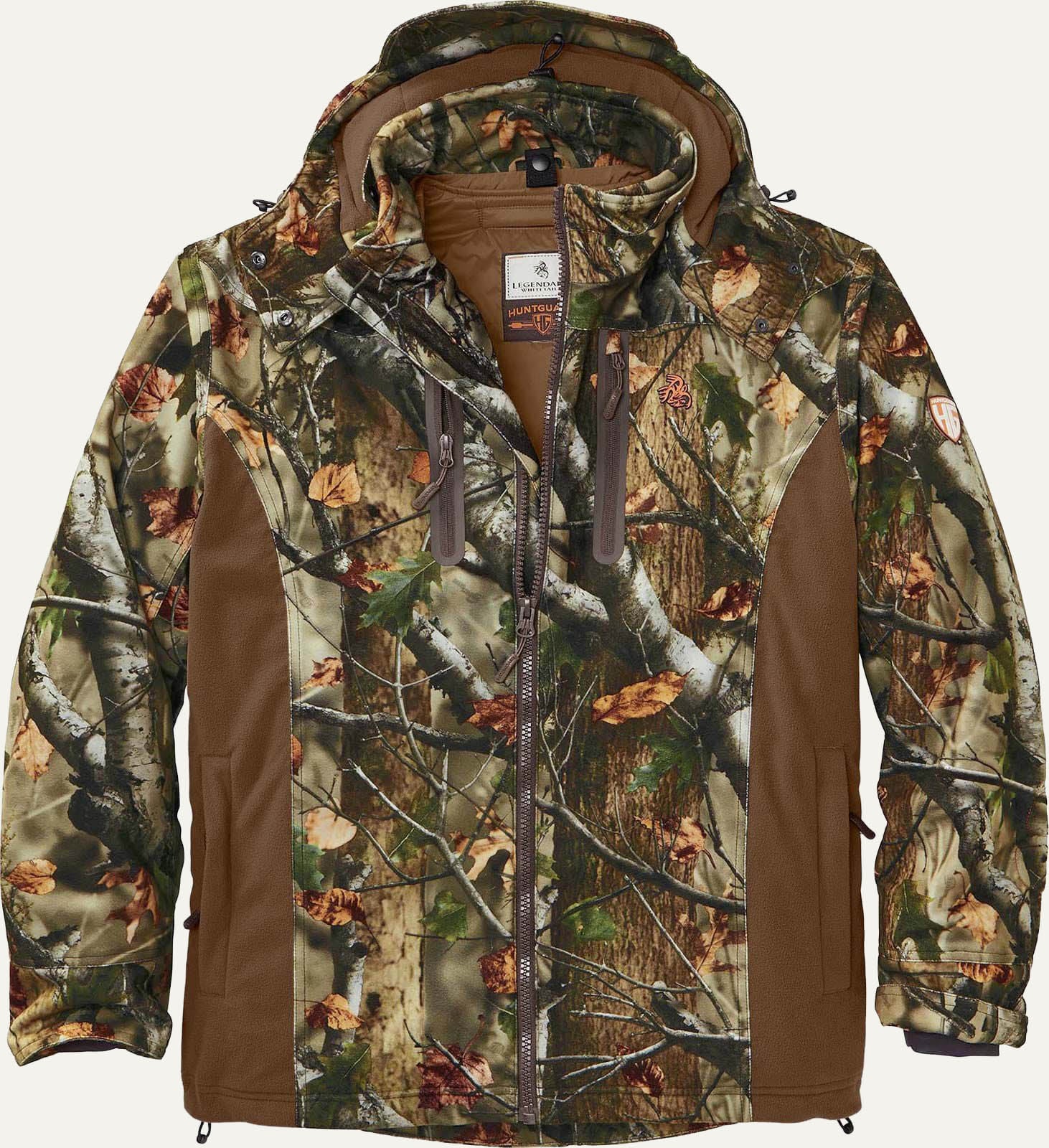 Men's Heavyweight Huntguard Big Game Camo Convertible Hunting Coat