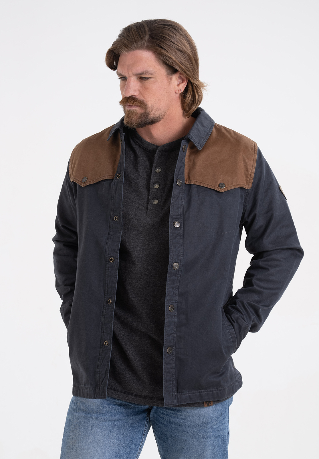 Men's Lonestar Waxed Canvas Shirt Jacket