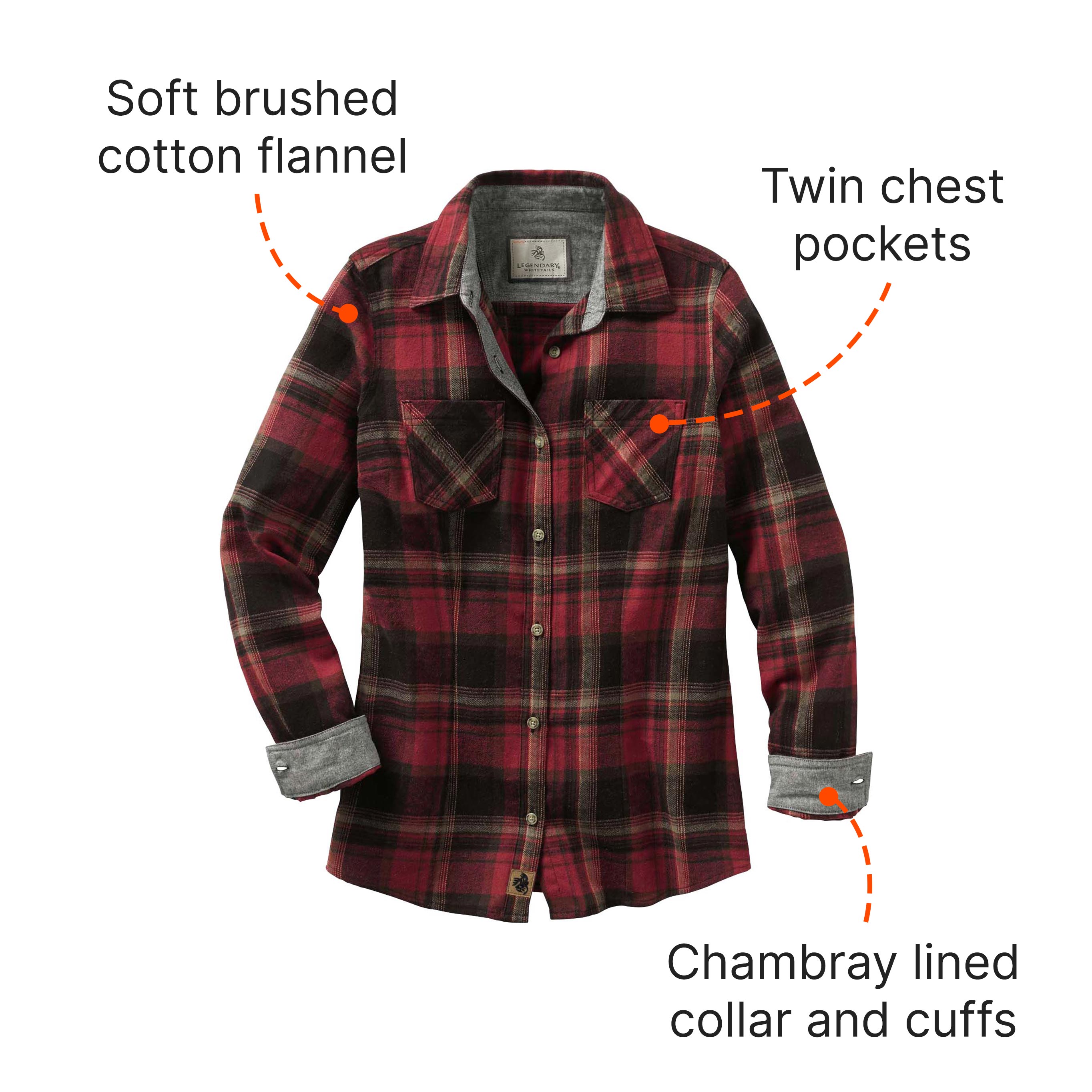 Ladies Cottage Escape Flannels | Legendary Whitetails