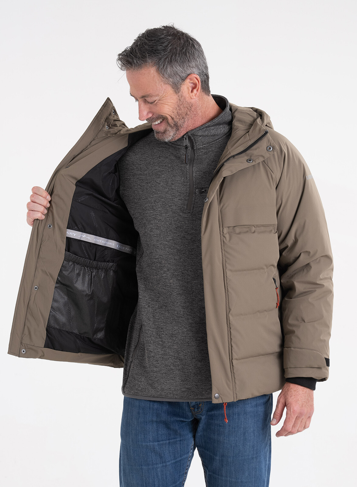 大人気！まとめ一覧 Men's Legendary Outdoors Big Sky Down Coat ジャケット・アウター