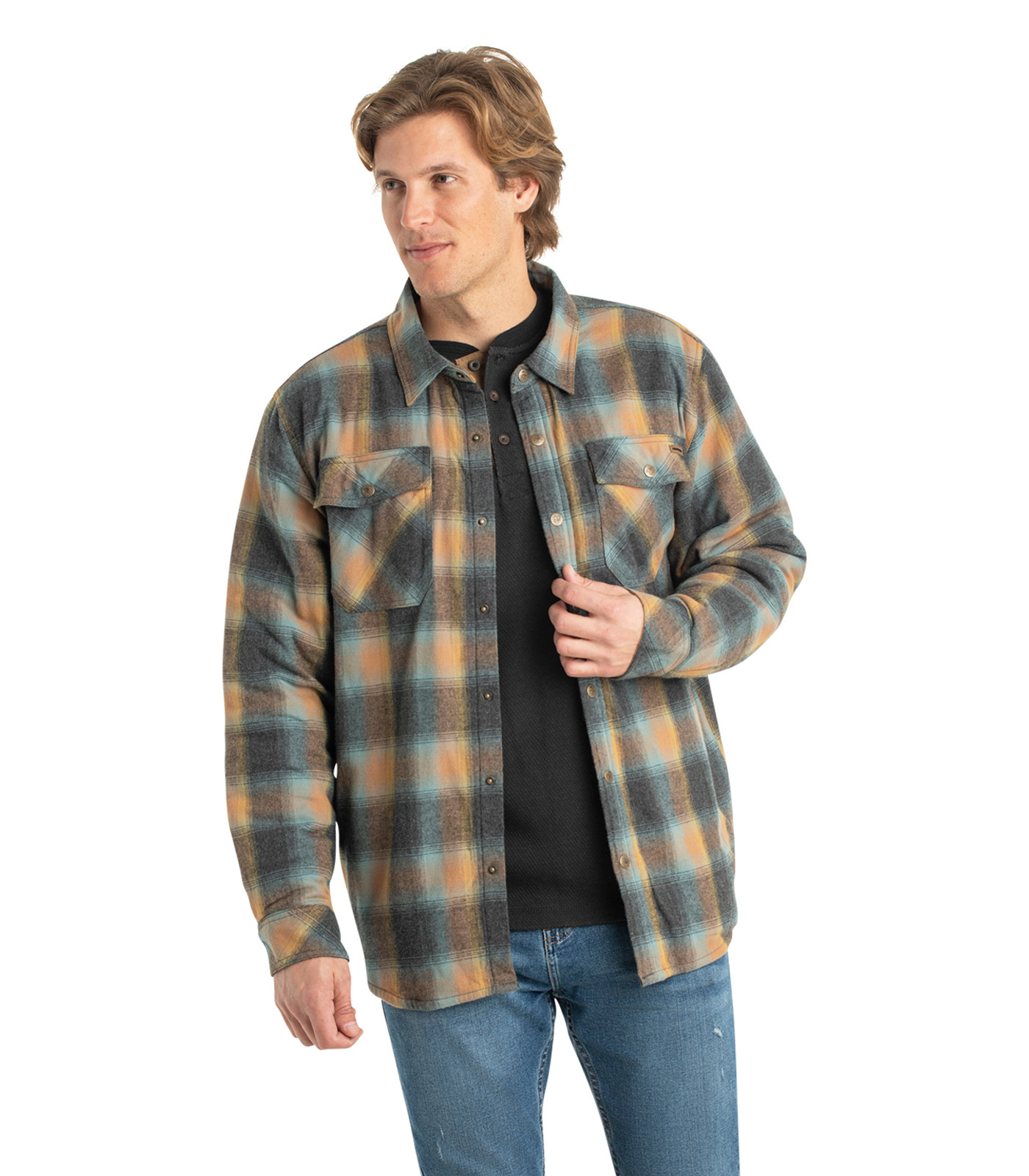 archer thermal lined shirt jacket