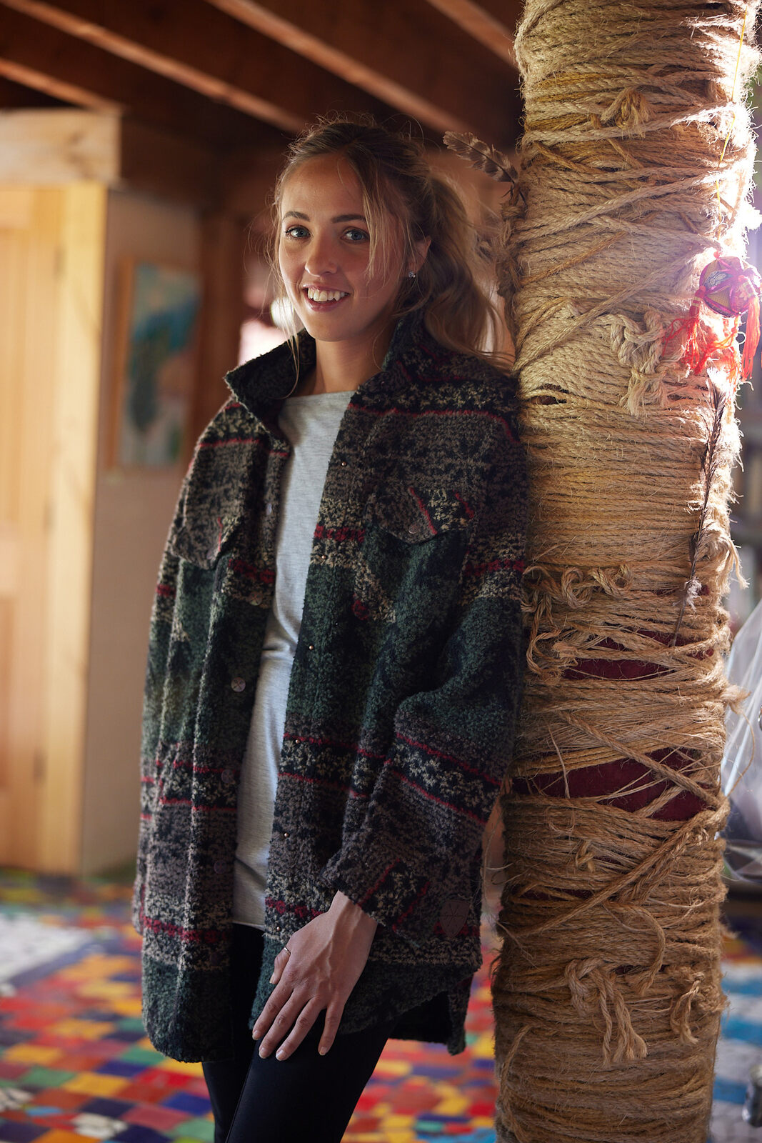 絶対的な信頼 womens-treasure-shirt-jacket- Clothing