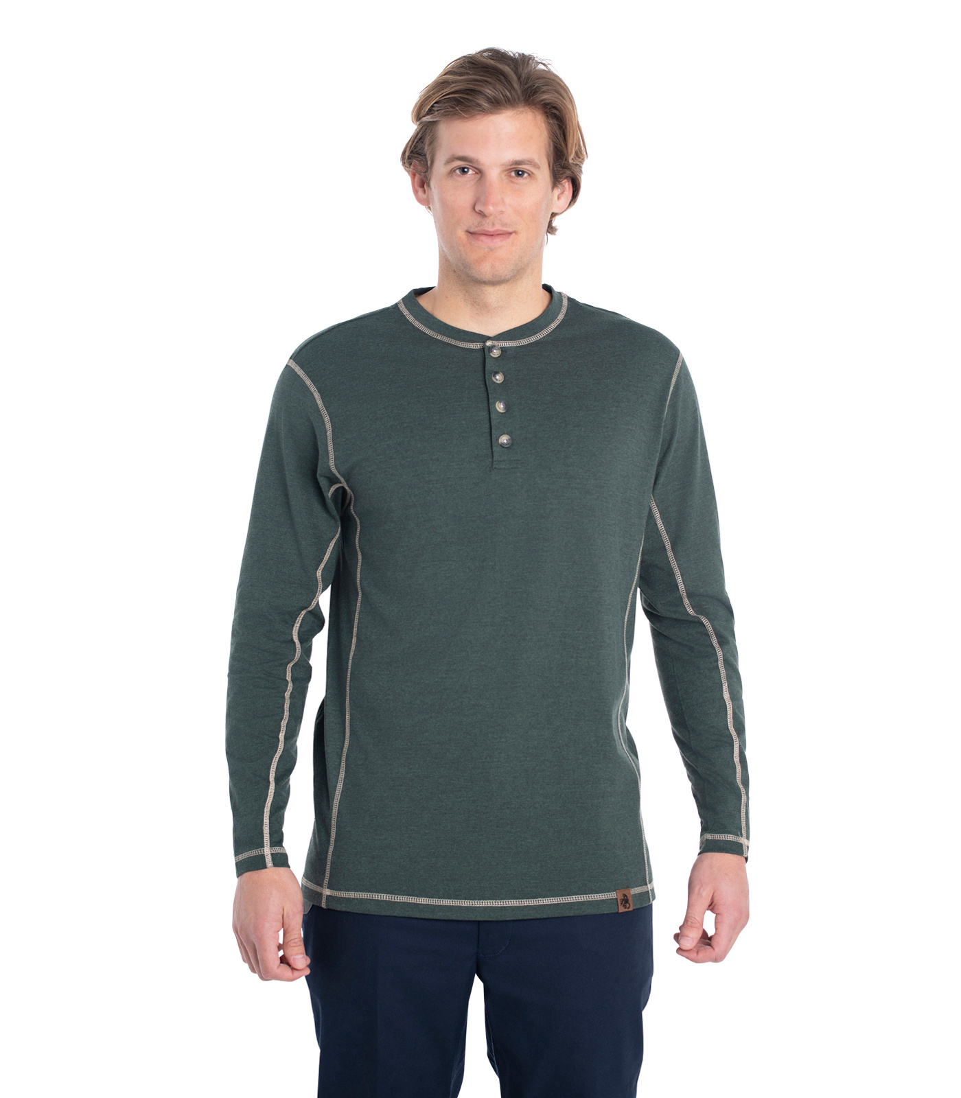 Men's Maverick Slub Henley Long Sleeve Shirt Men's Maverick Slub Henley Long Sleeve Shirt