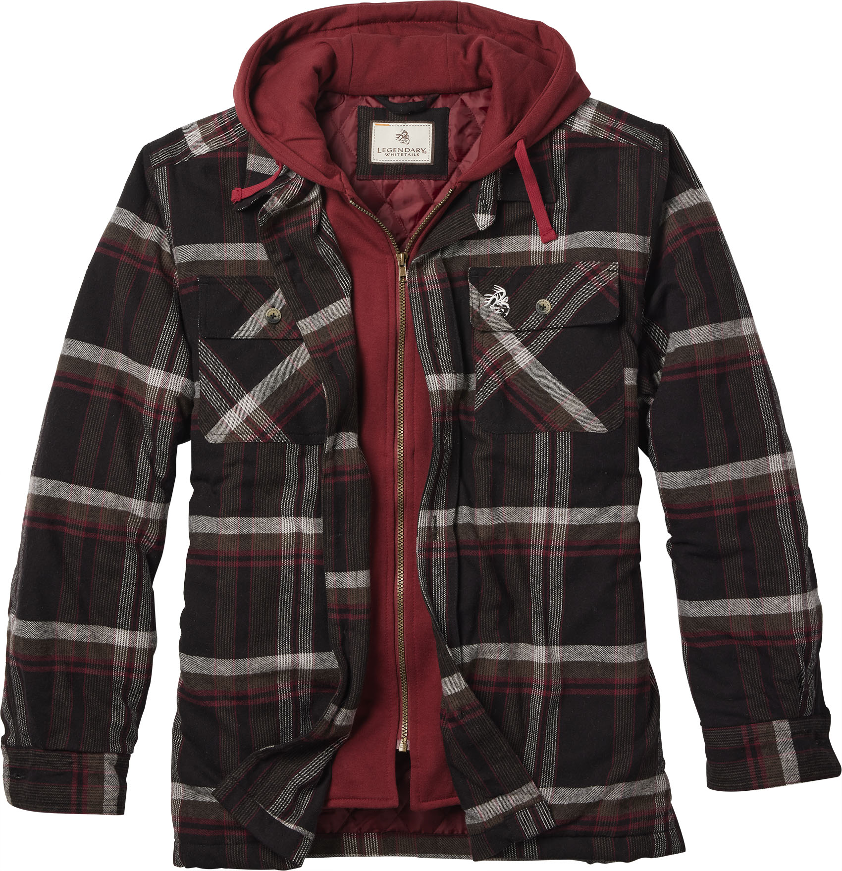 Maplewood Hooded Shirt Jacket | Legendary Whitetails