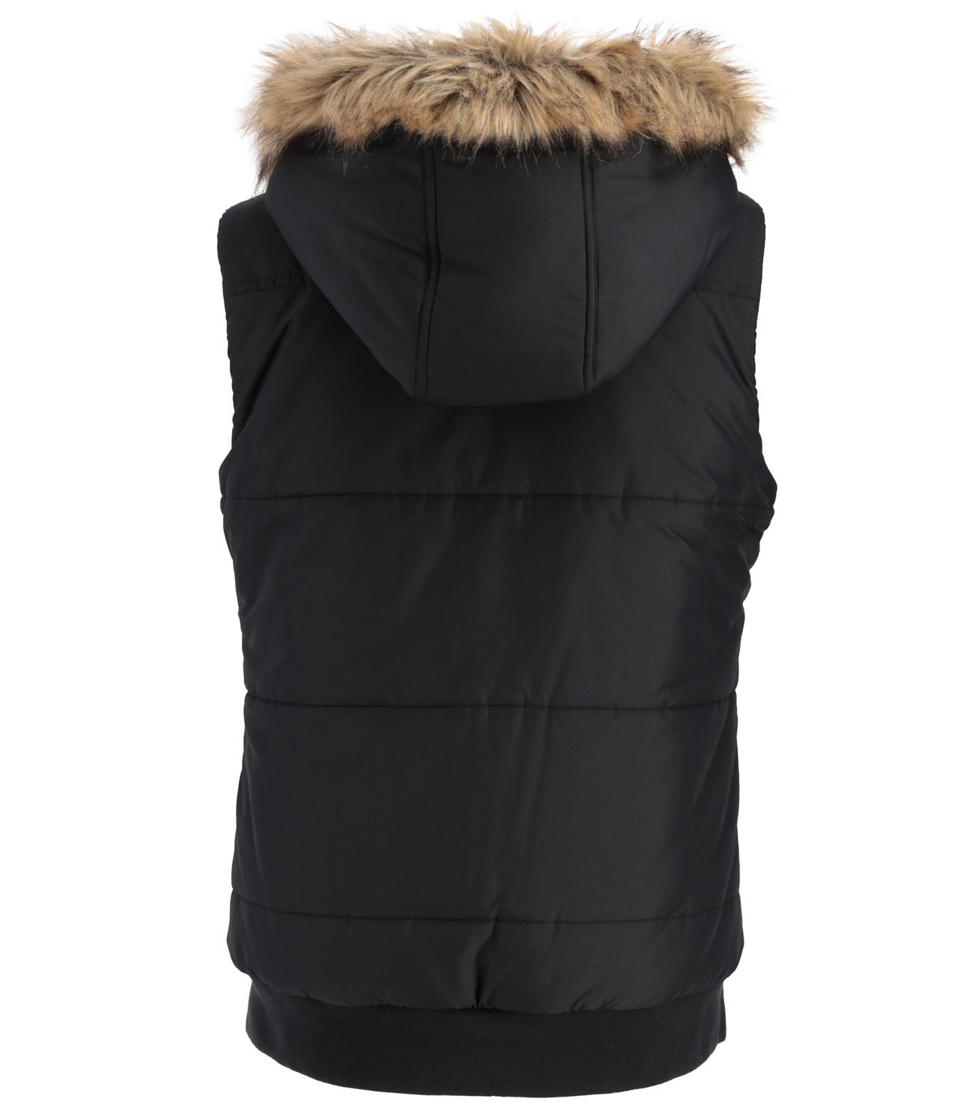 トップス theredthread S flip fur vest black THEREDTHREAD / ザレッドスレッド】S flip fur vest