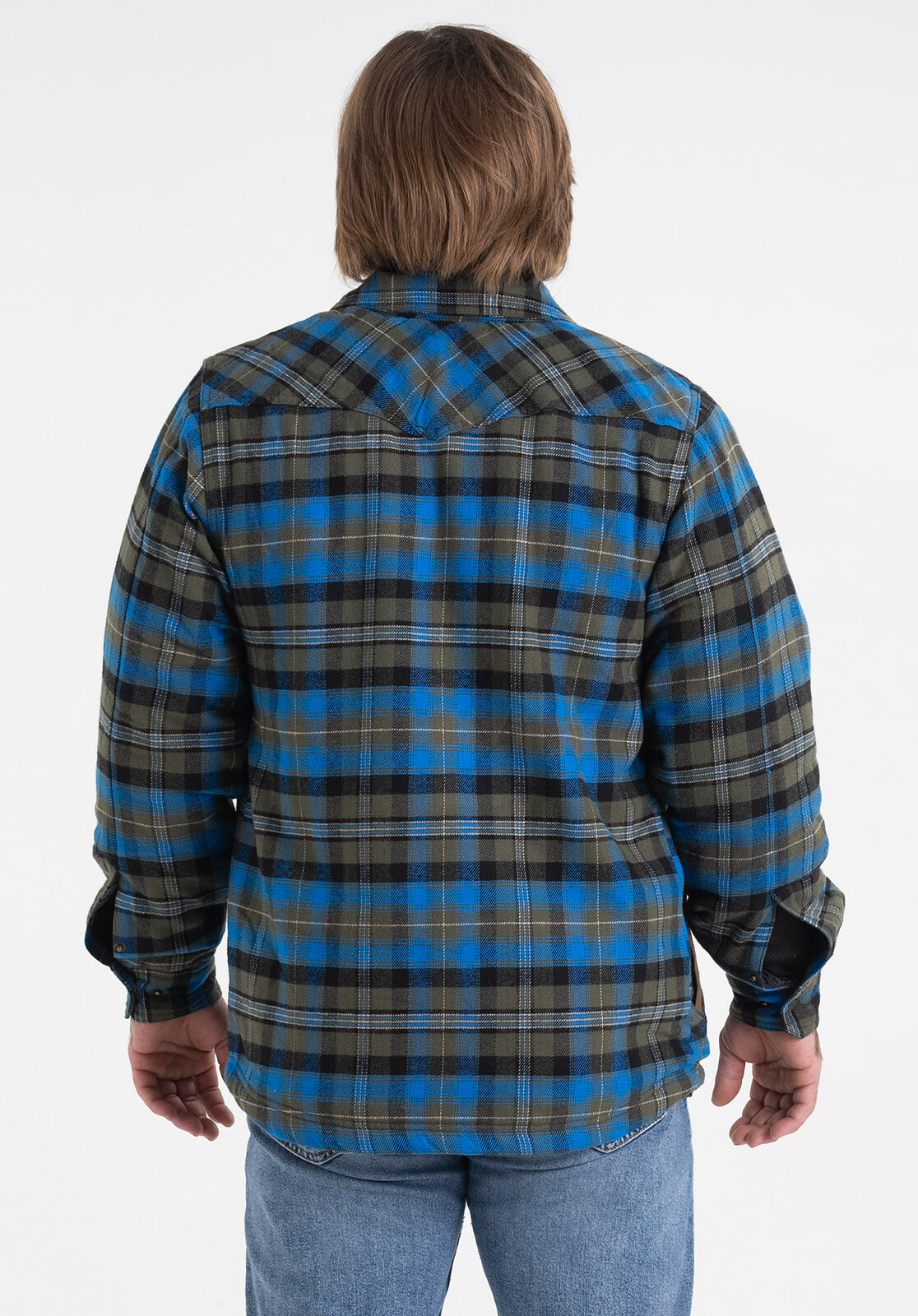 RR　deres double layered shirt jacket Quilted jacquard shirt-jacket . In stores now . #DoubleRL #RRL