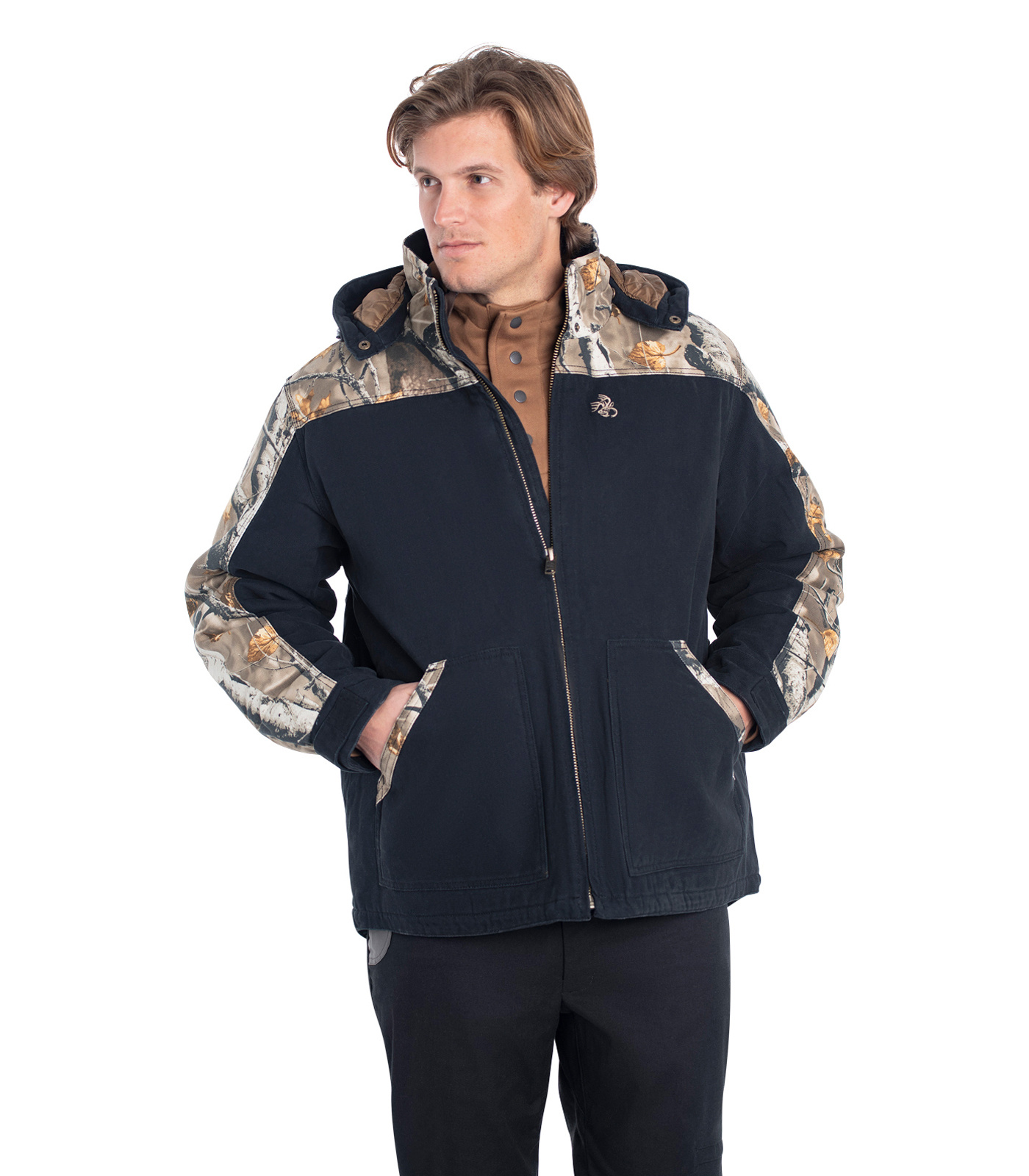 Men's Canvas Cross Trail Camo Workwear Coat | Heavy-Duty