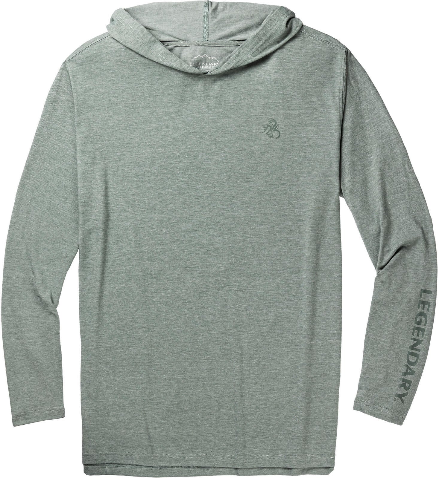Men's UPF Sun Protected Hooded Long Sleeve T-Shirt | UPF 50+