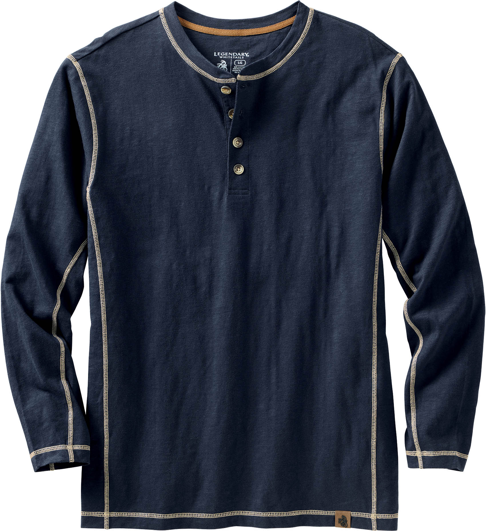 Shop Men's Maverick Slub Henley | Legendary Whitetails