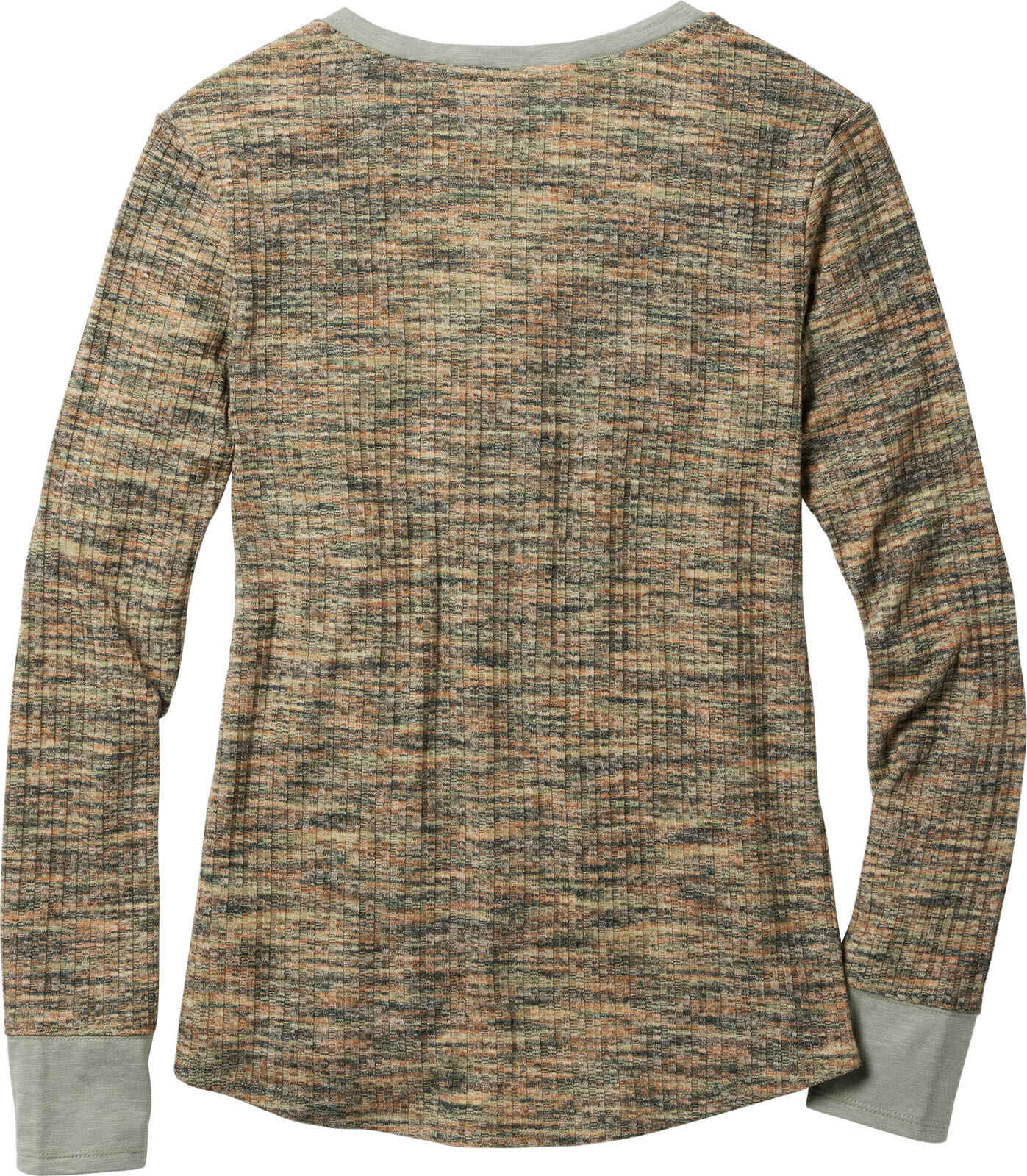 Women's Space Dye Knit Fashion Henley