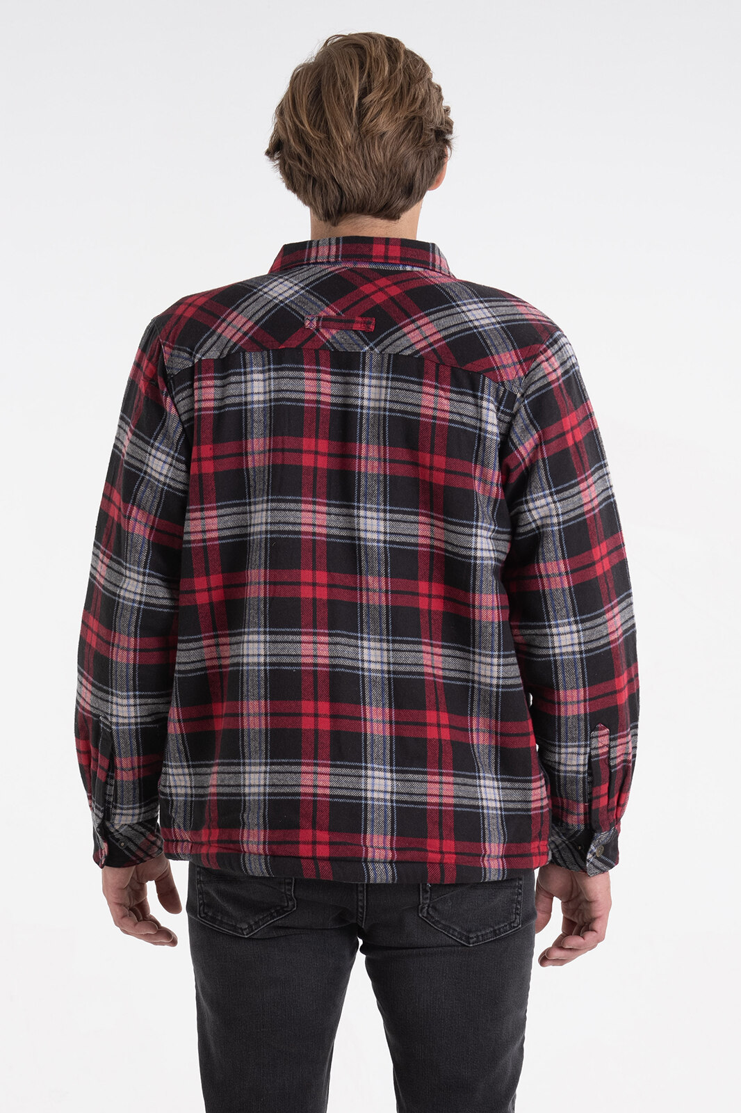 Men's Deer Camp Berber Lined Flannel Shirt Jacket | Warm Shacket