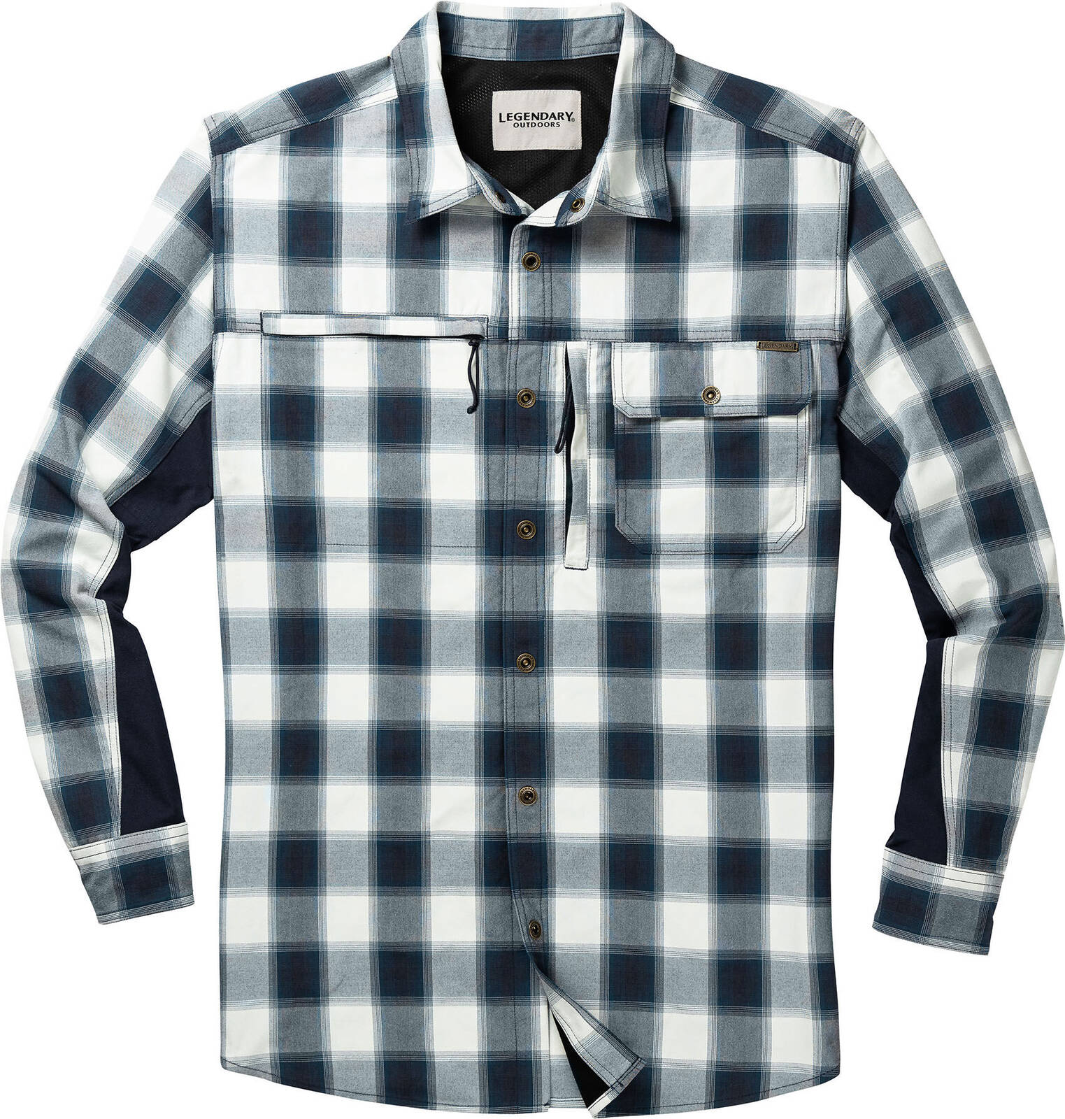 Chemise De Pêche Homme Legendary Anglers - Bleu Rivière - Taille XL - Séchage Rapide