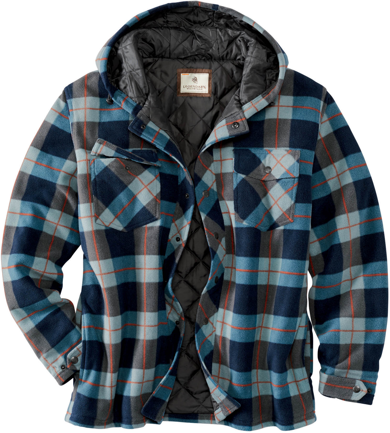 Shop Men s Ranger Hooded  Fleece Shirt  Jacket  Legendary 