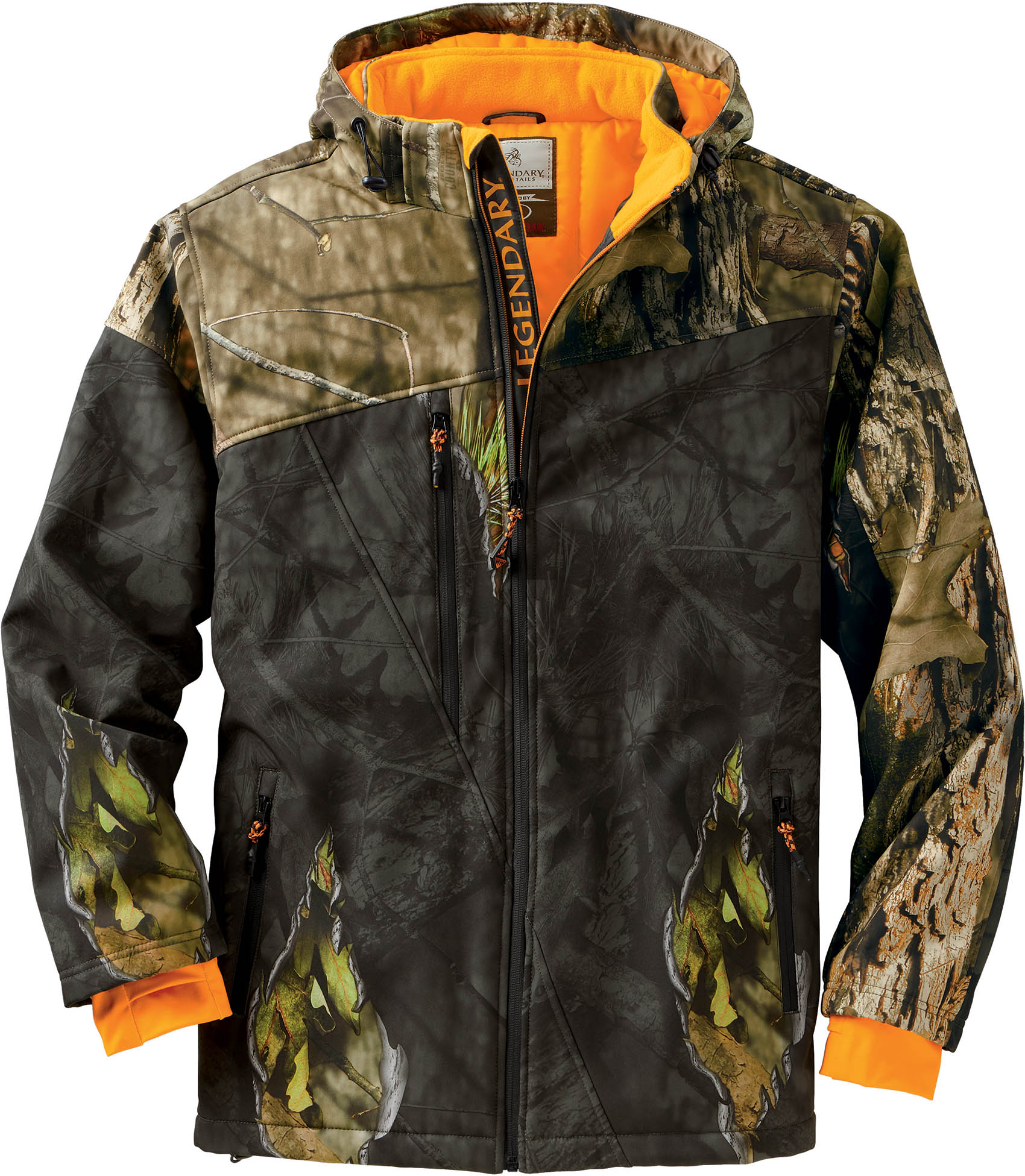 Men s Timber Line Mossy Oak Camo Insulated Softshell Coat