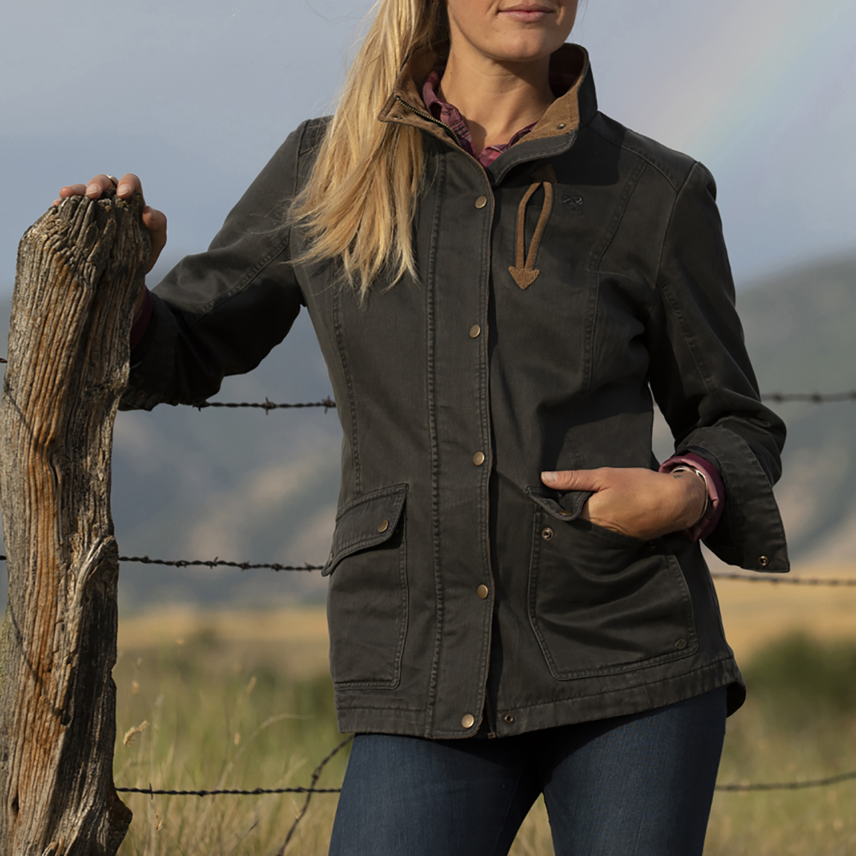 Women's Concealed Carry Saddle Country Jacket