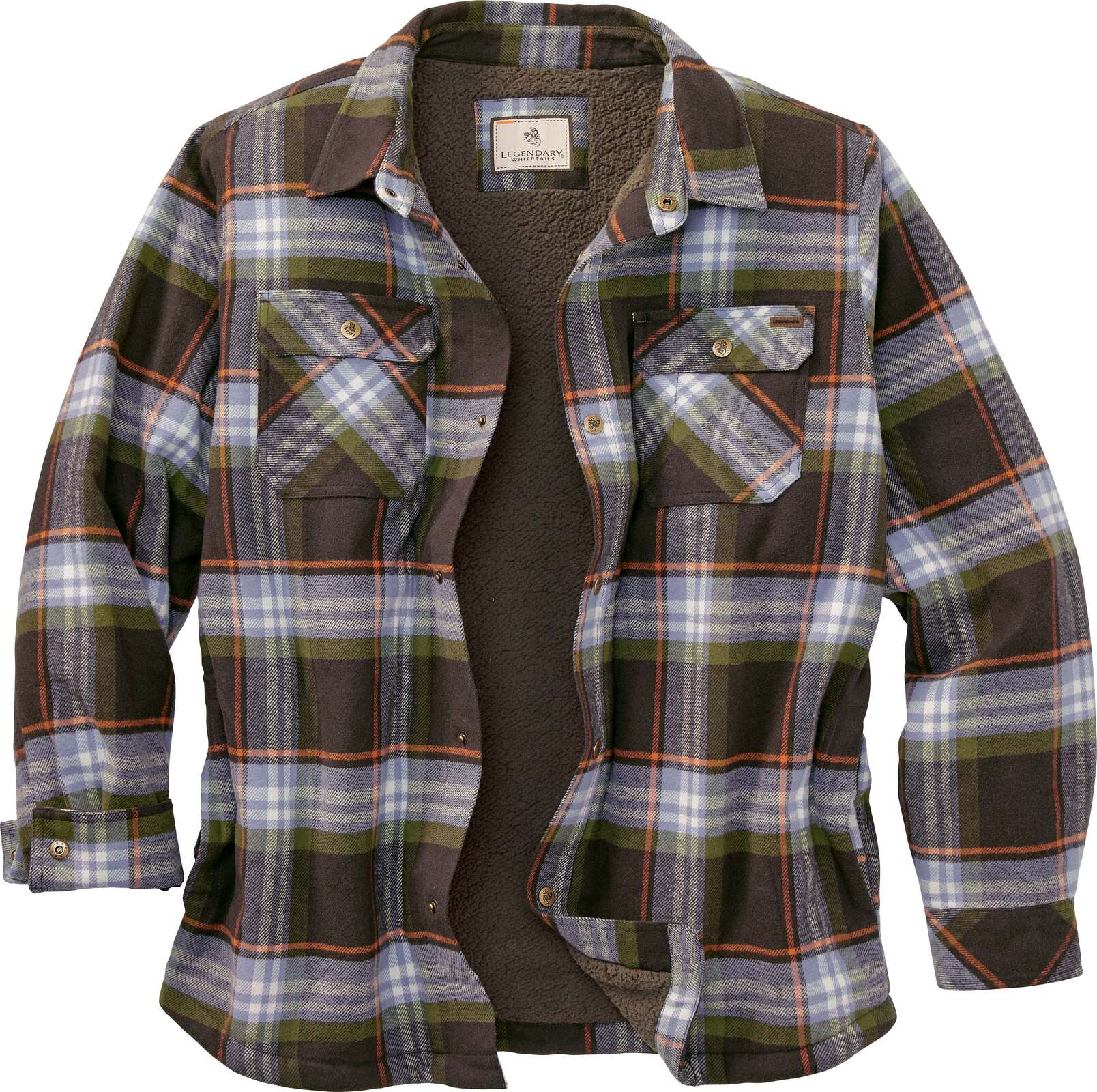 Deer Camp Fleece Lined Shirt Jac Legendary Whitetails