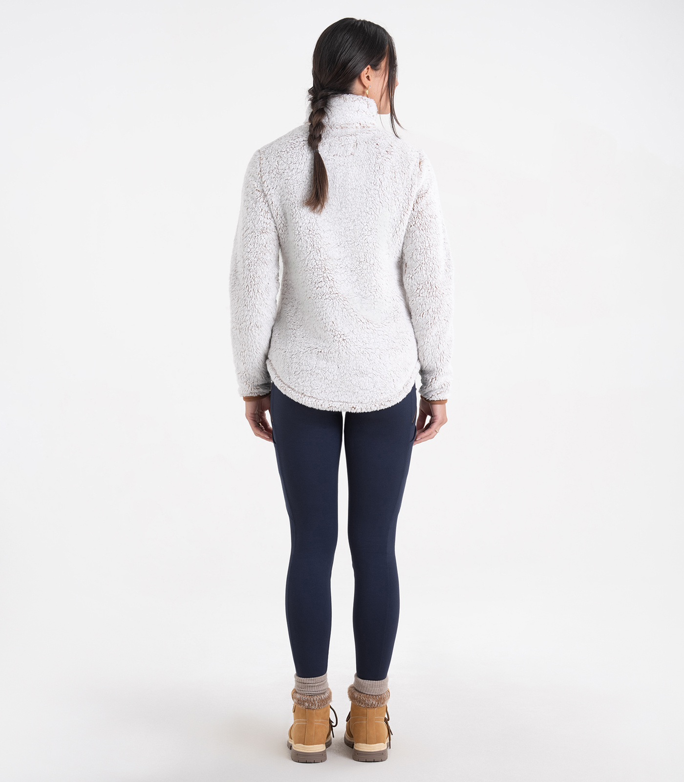 Women's Fuzzy Hide Fleece Pullover | Cozy Winter Loungewear