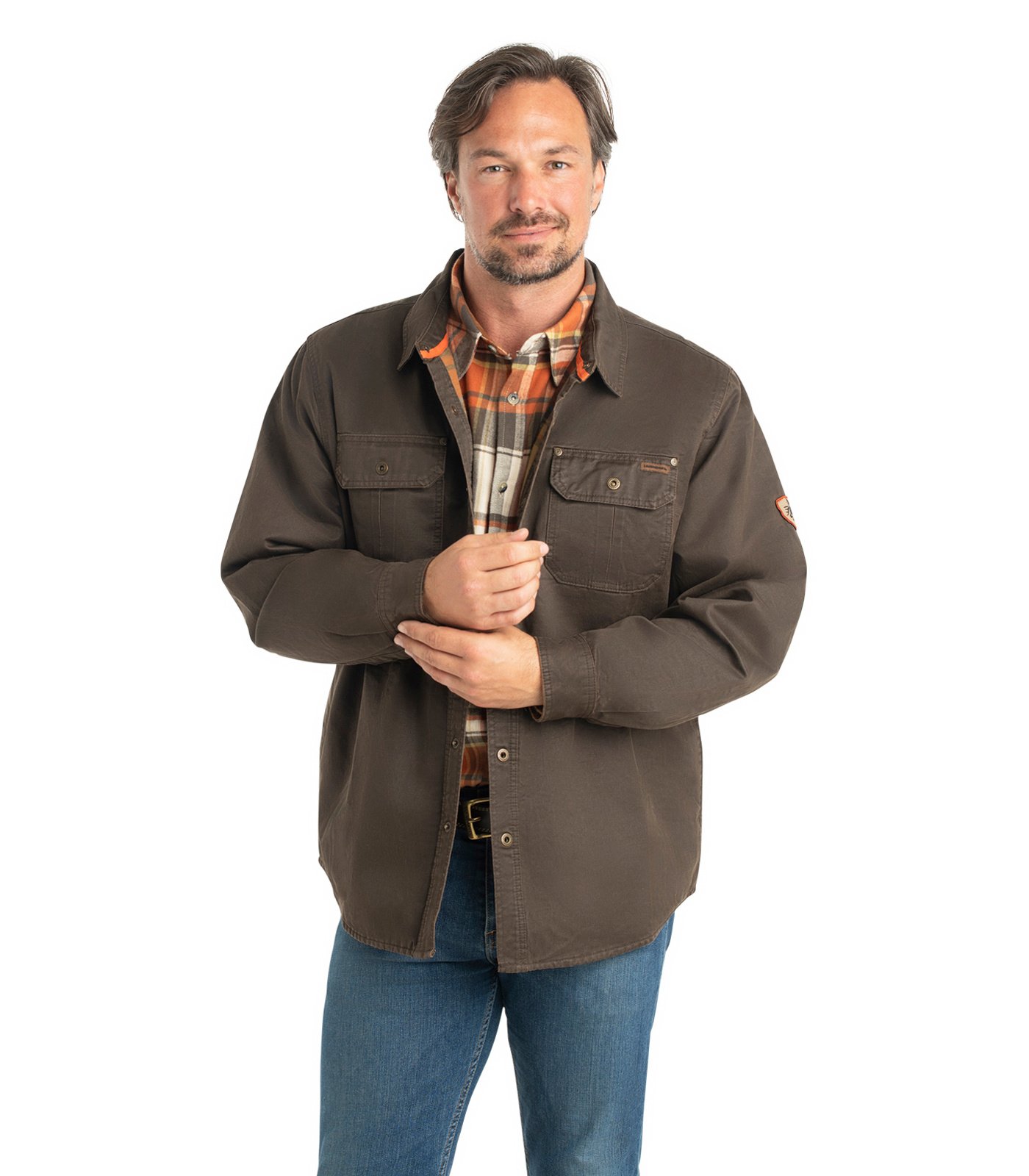 Men's Journeyman Flannel Lined Shirt Jacket | Stylish Flannel