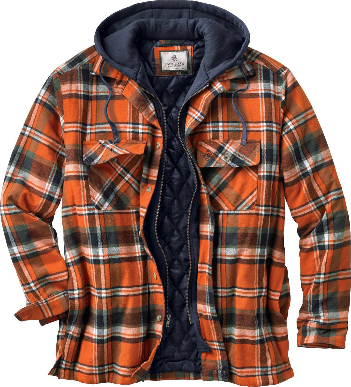 Men's Maplewood Hooded Flannel Jacket | Cozy Insulation for