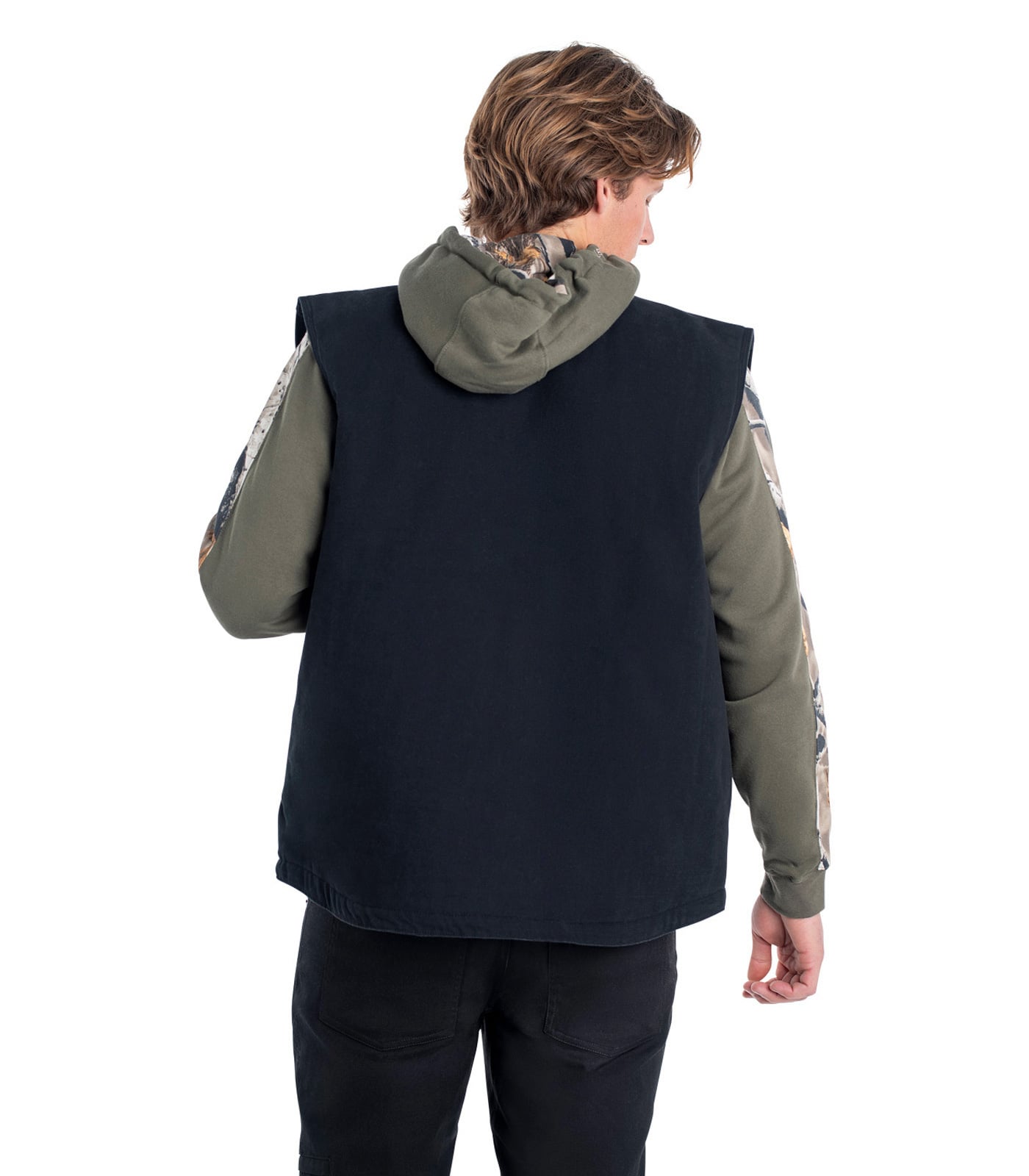 Men's Canvas Cross Trail Workwear Vest | Water Repellent Finish
