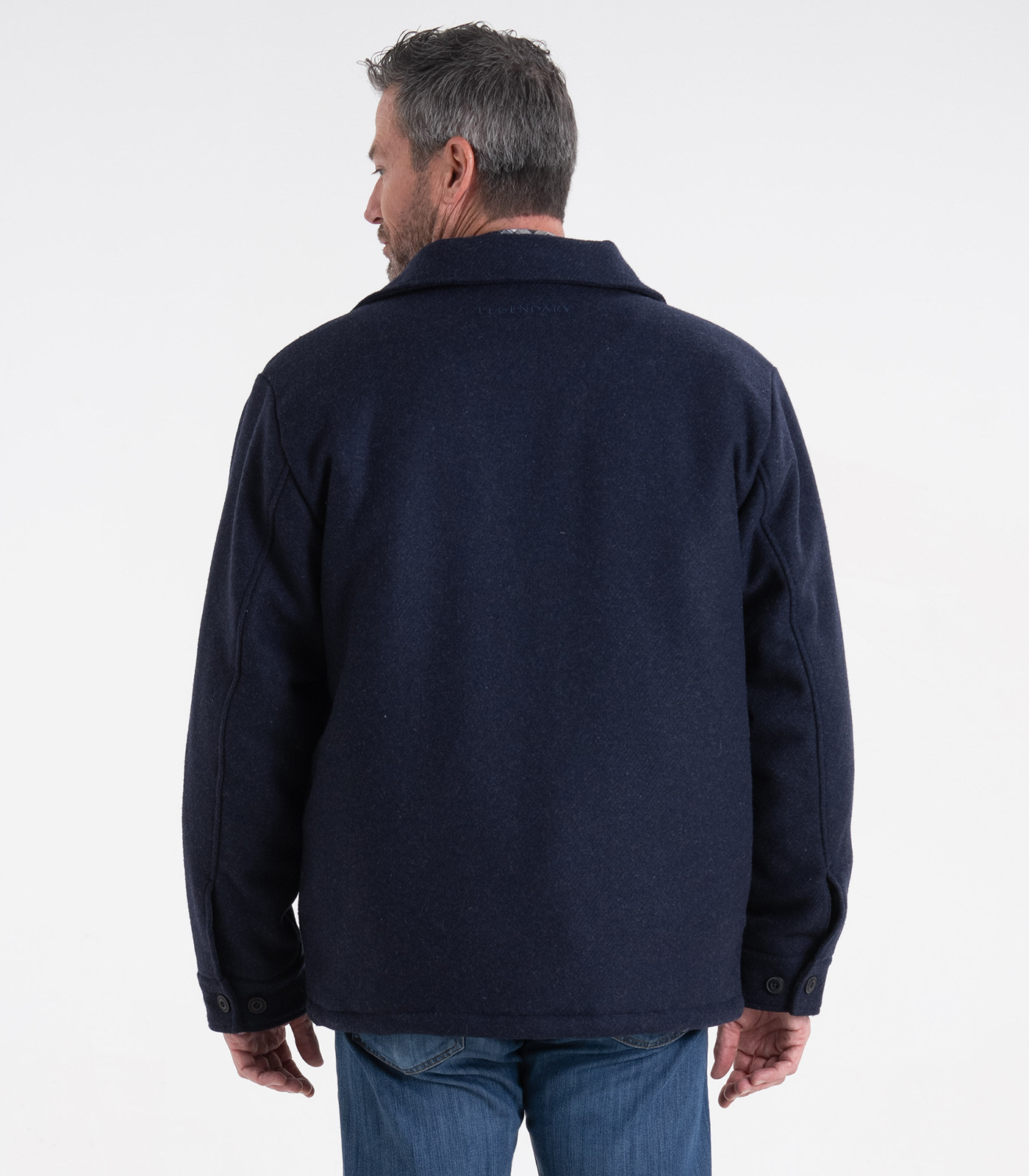 Men's Berber-Lined Wool Jacket | Heavy-Duty Warmth for