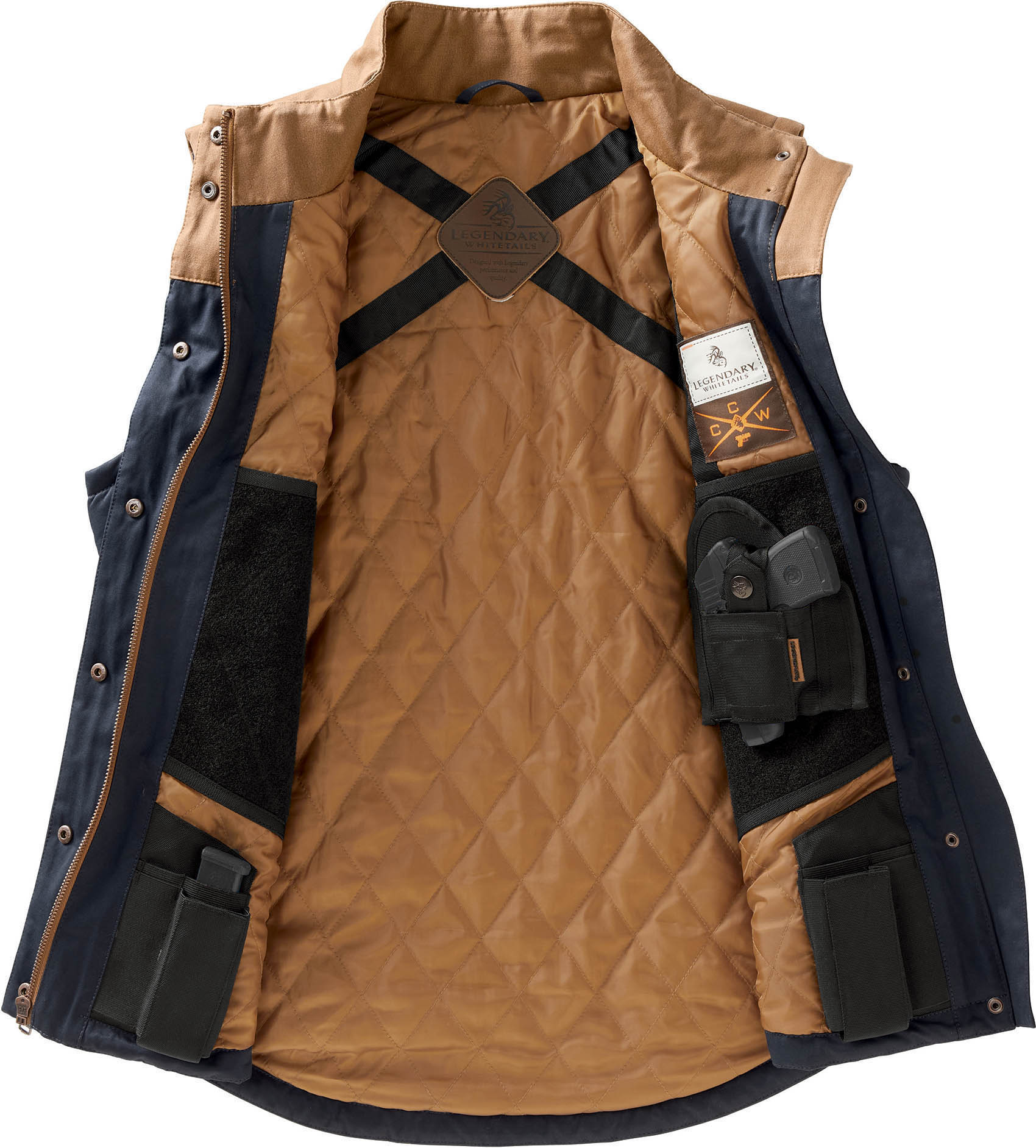 Leather Puffer Vests for Women - Up to 66% off