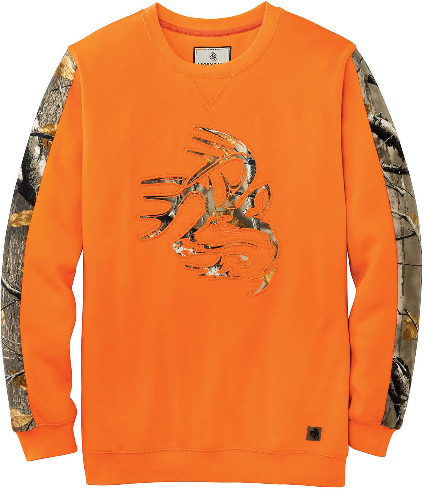 Shop Men s Outfitter Crew Fleece Sweatshirt Legendary Whitetails