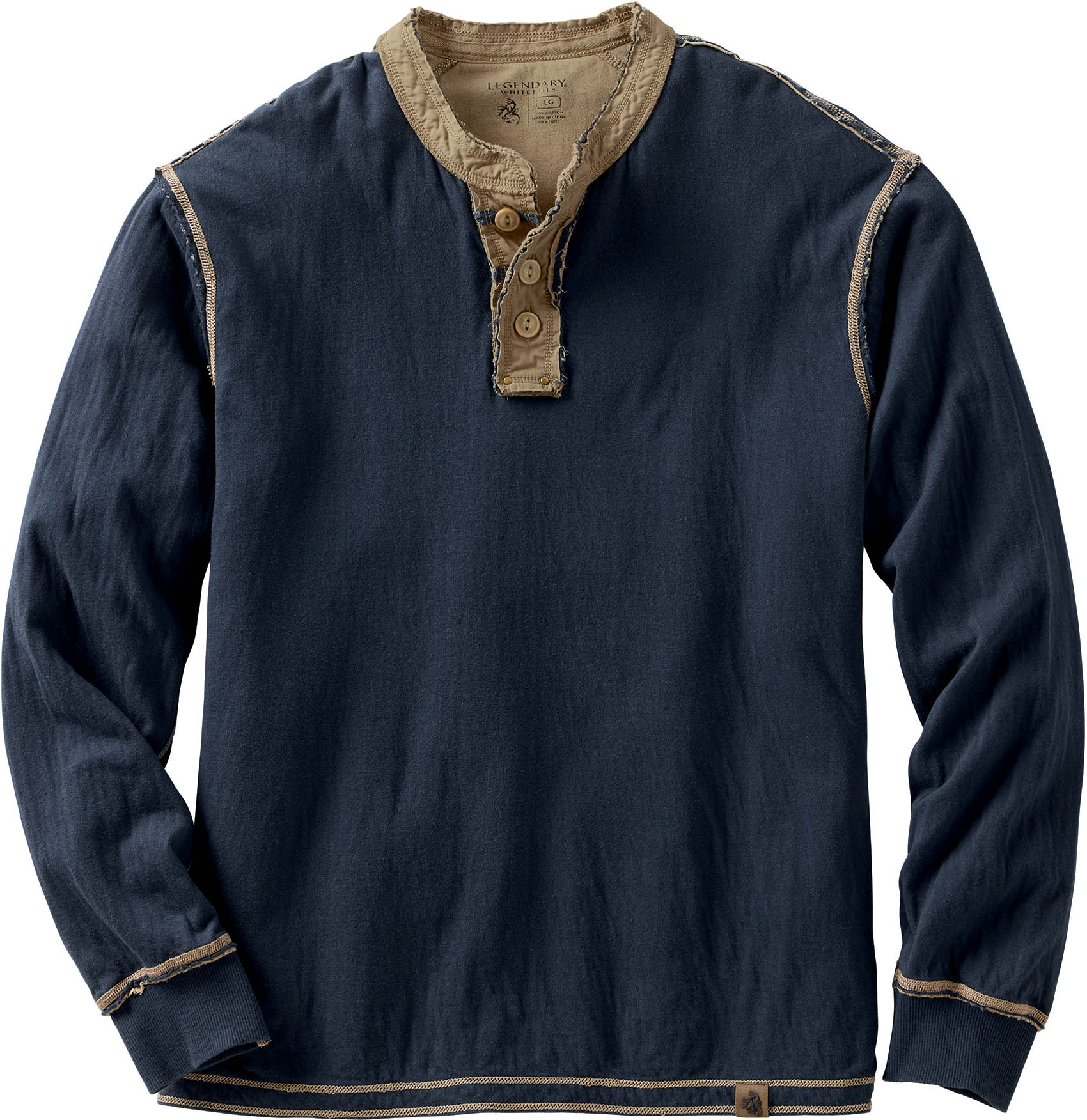 Shop Men's Fully Charged Henley | Legendary Whitetails