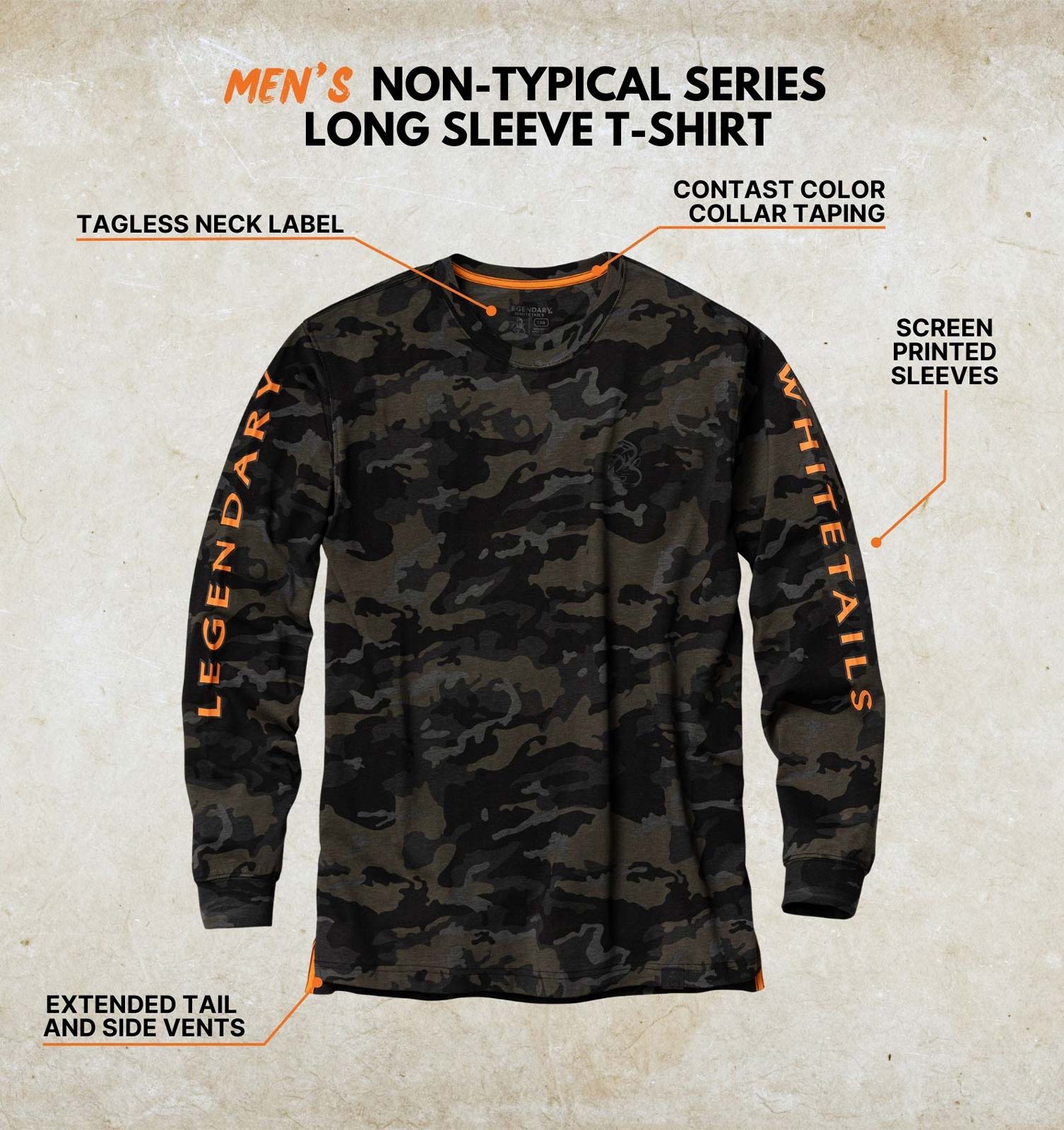 Legendary Non-Typical Series Long Sleeve T-Shirt | 100 