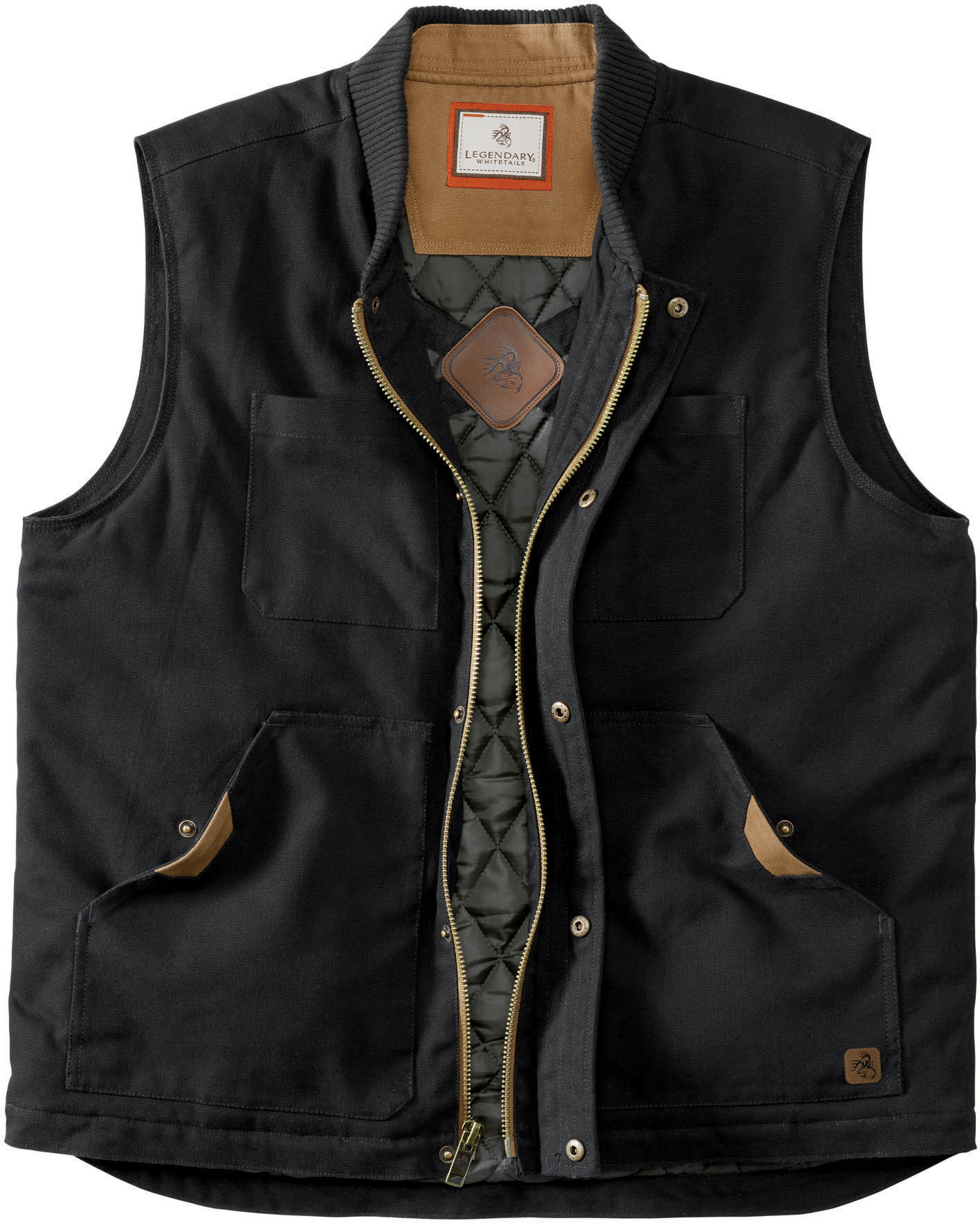 Shop Men's Concealed Carry Canvas Cross Trail Vest Legendary Whitetails