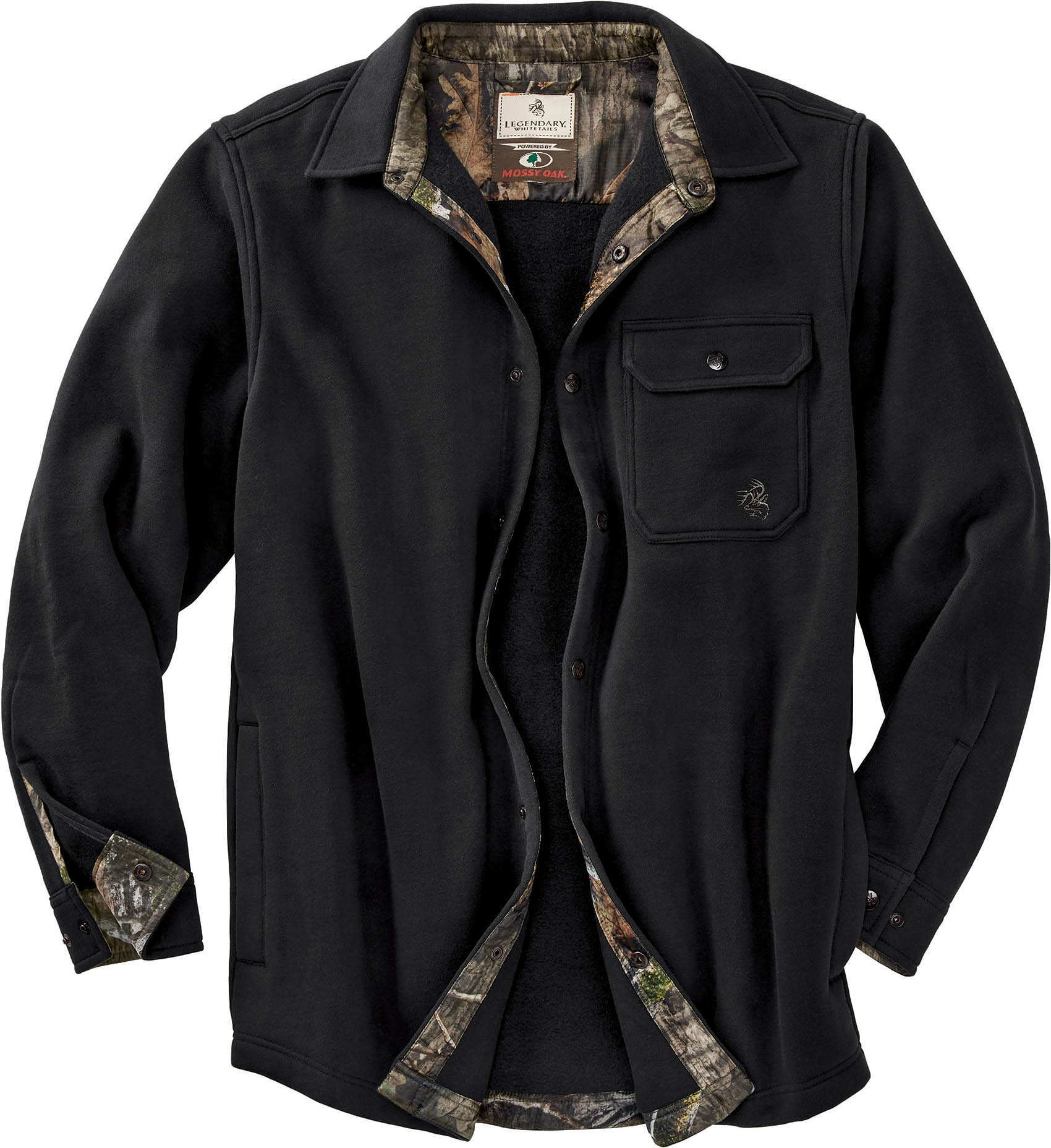 Legendary Whitetails Mens Big Woods Fleece Shirt Jacket Jacket
