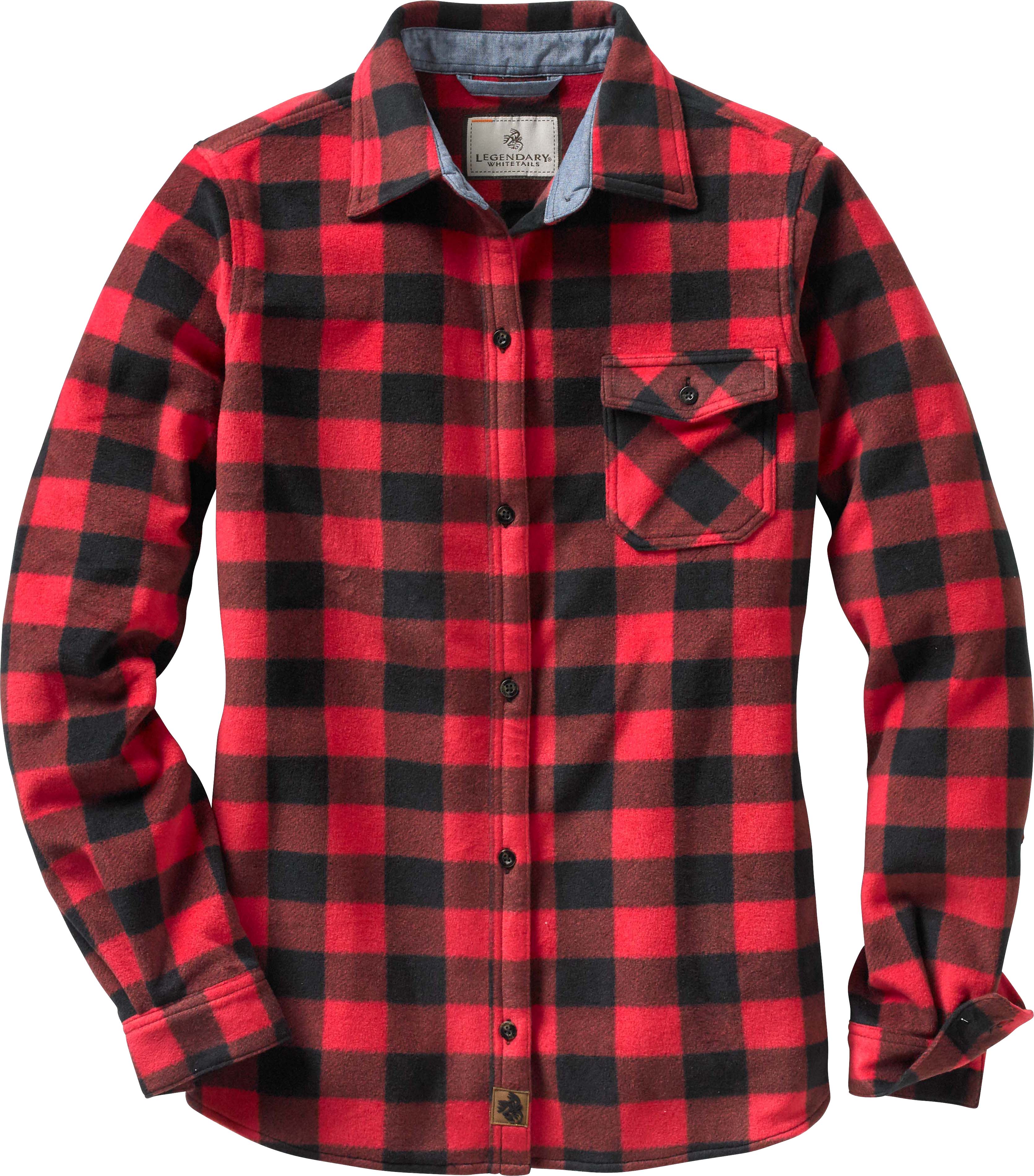 red plaid ladies shirt