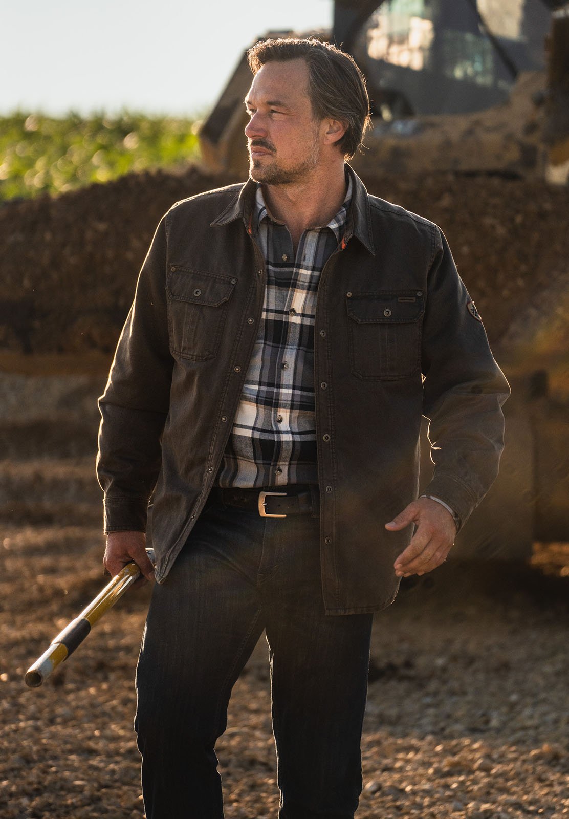 Men's Journeyman Flannel Lined Shirt Jacket | Stylish Flannel