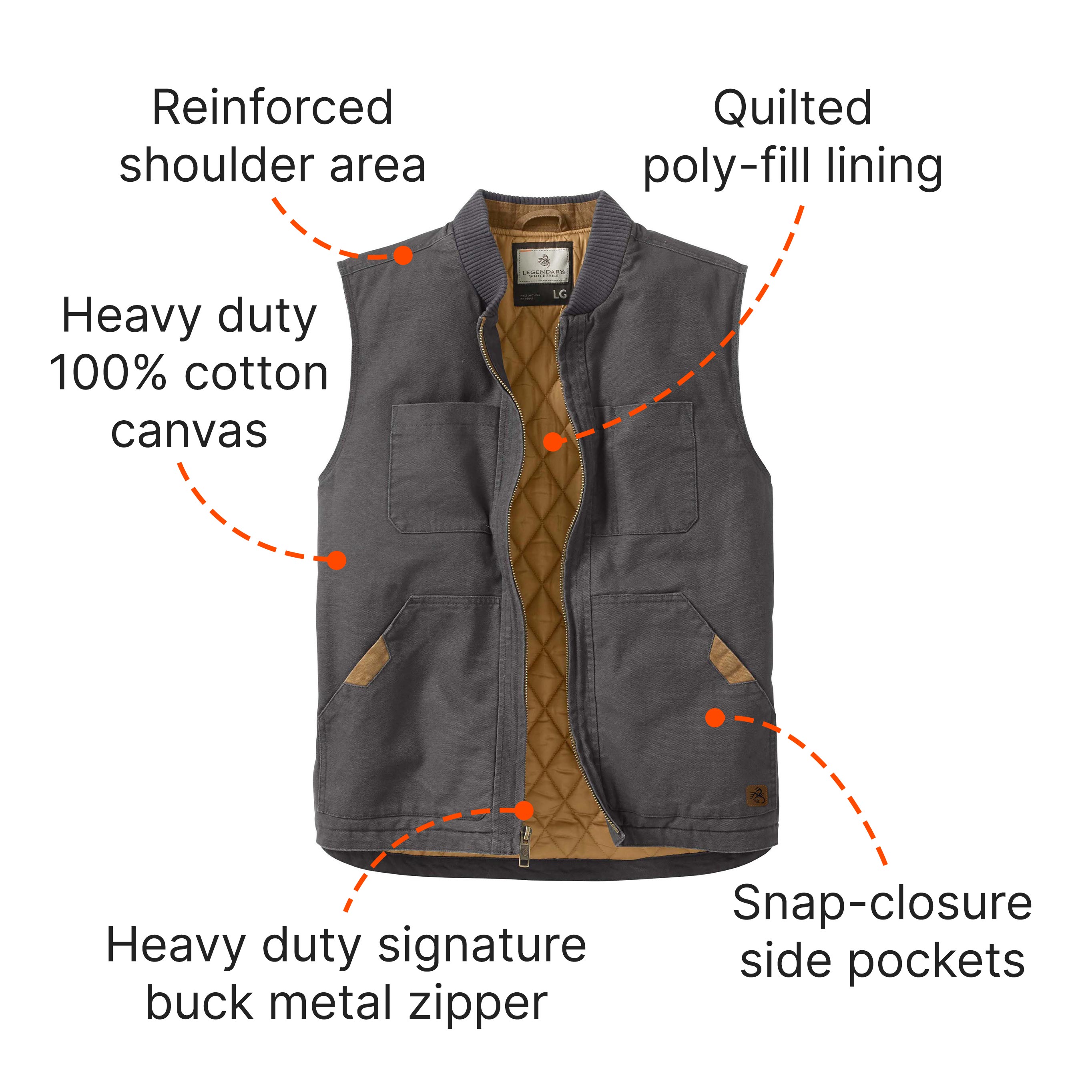 Legendary whitetails concealed carry vest sale