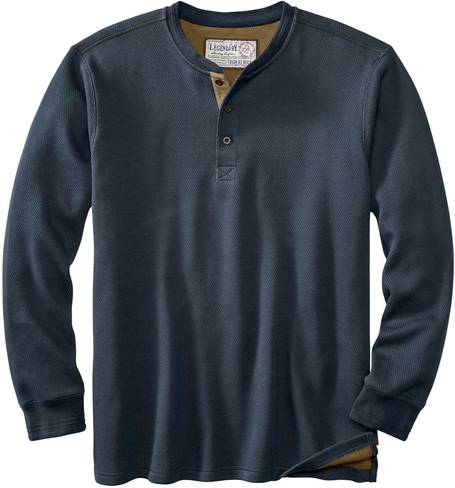 Short sleeve thermal henley deals