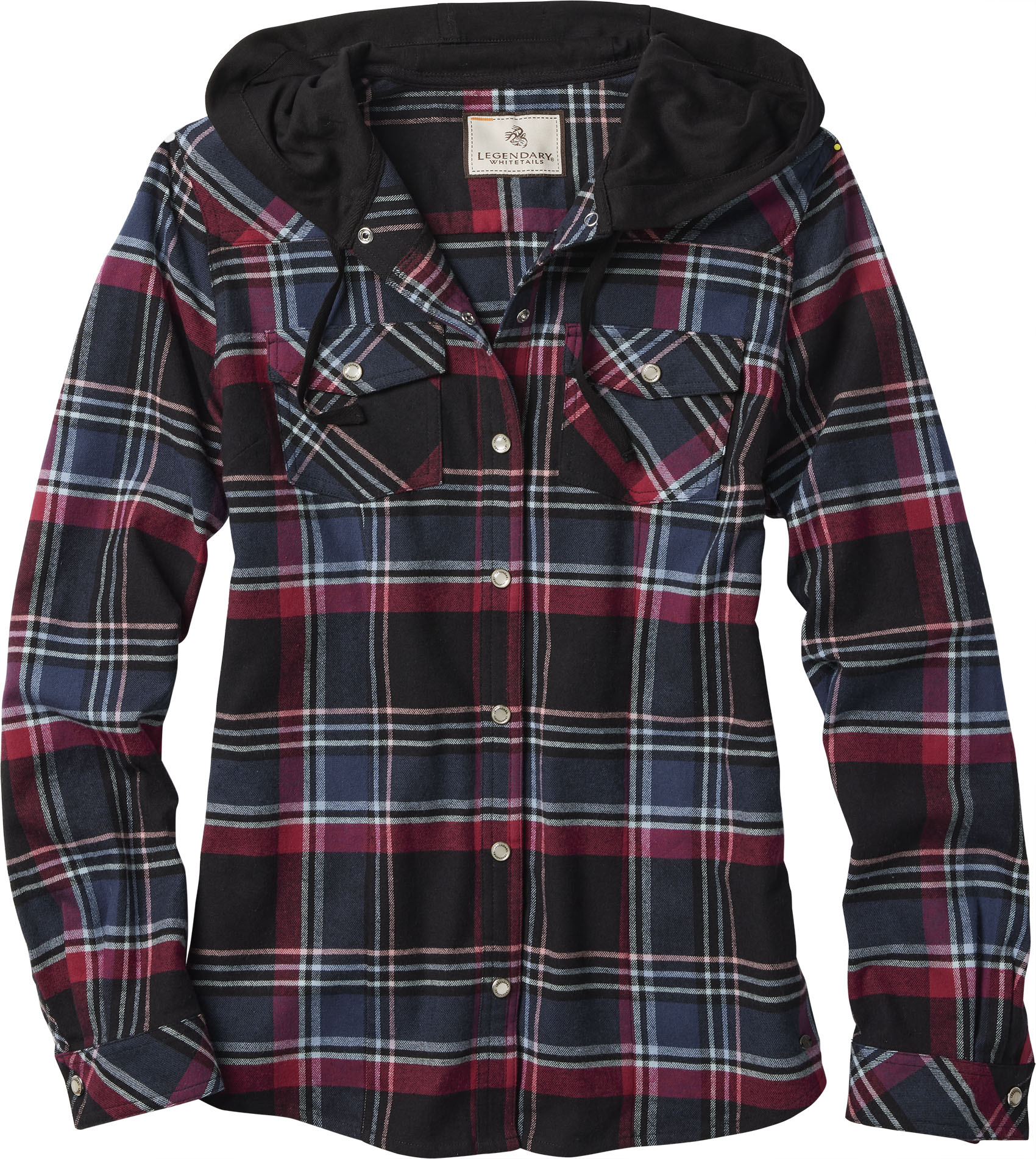 Shop Women's Lumber Hooded Flannel | Legendary Whitetails