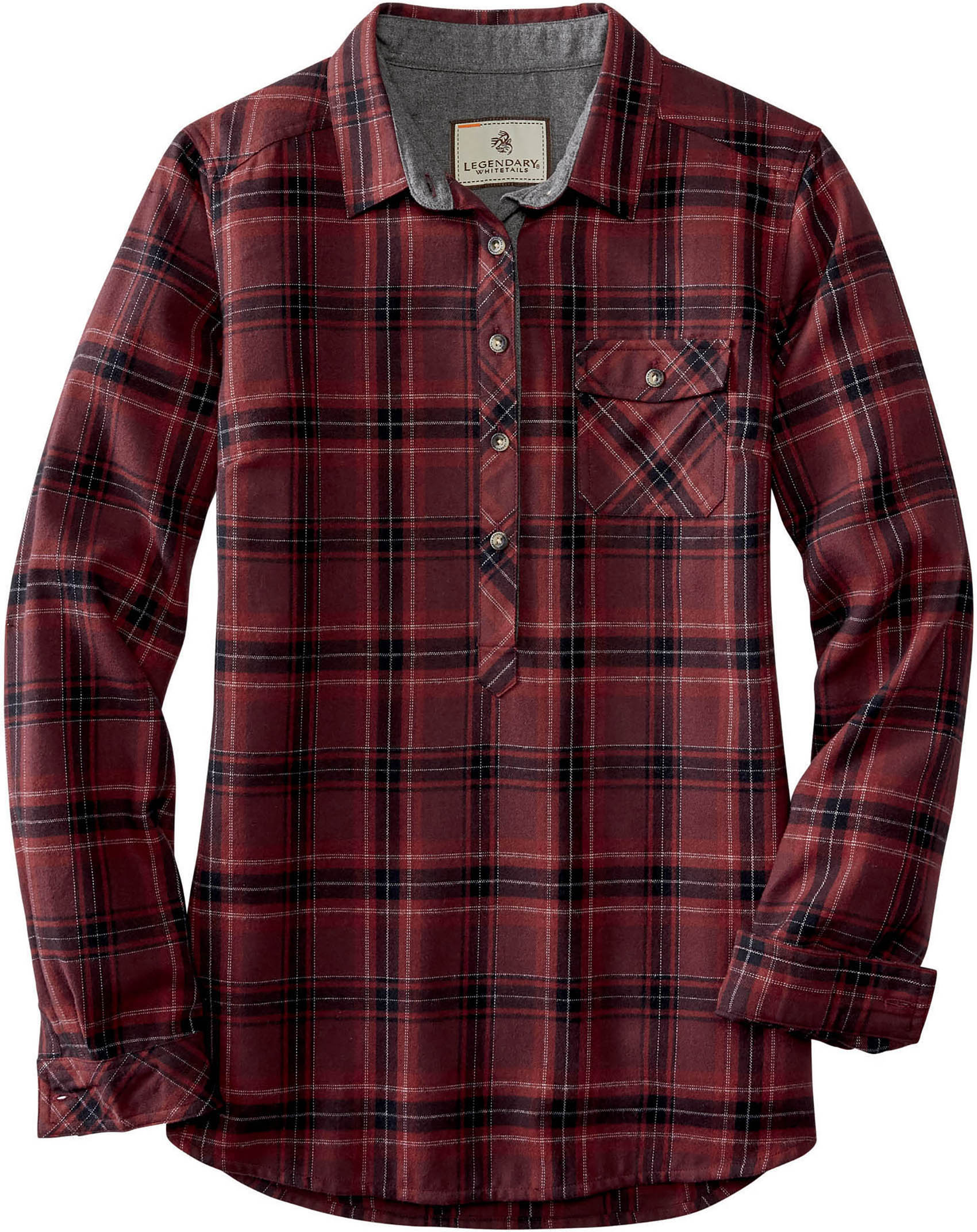 Women's Firelight Popover Flannel Tunic | Legendary Whitetails