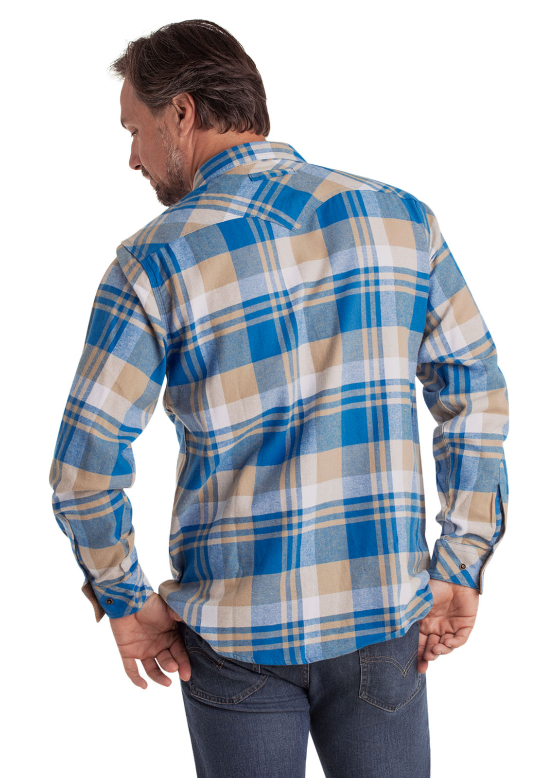 完売品！WESTERN FLANNEL SHIRT Mサイズ Men's Shotgun Western Flannel Shirt | Stylish Flannel Shirt For Men