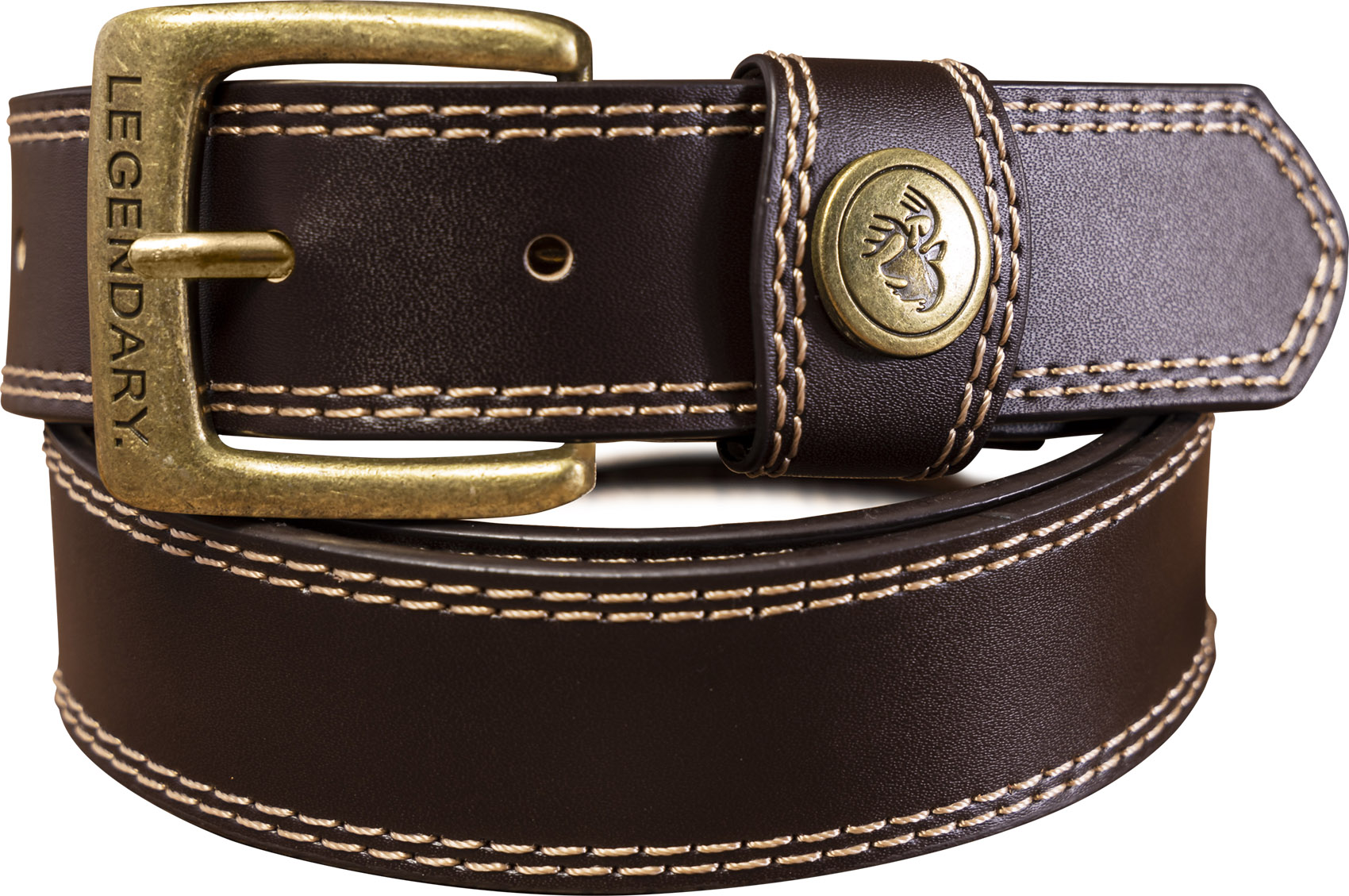 Legendary Whitetails Legendary Leather Belt with Medallion